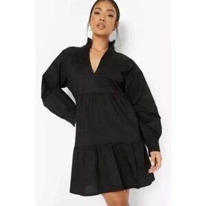 Aritzia Sunday Best Giana Black Tiered taffeta dress size XS - 30% Price Drop!